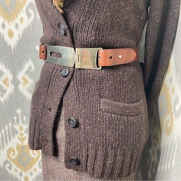 Ralph Lauren Anniversary Tan Bridle Hallmarked Silver-tone  display picture 1